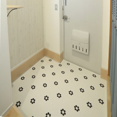 玄関タイル施工例case5_2