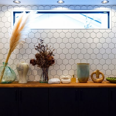 玄関タイル施工例case6_1