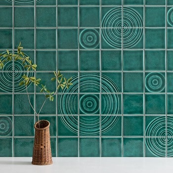 タイル くみえ【組絵】 -水紋-