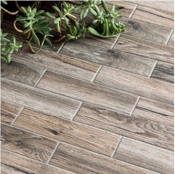 リフォーム　床タイル　ウッドグレイン