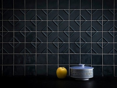 地層をモチーフしたタイル