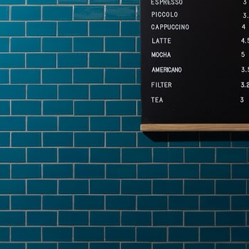 店舗　モザイクタイル　ミッドセンチュリー