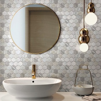 タイル さんすい(山水)