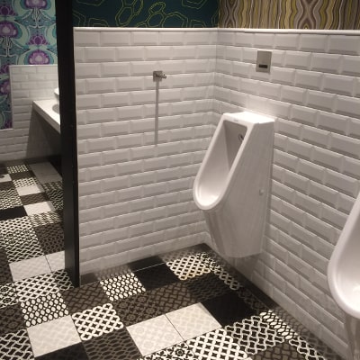 非日常な印象のトイレ