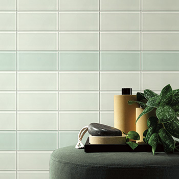 内装ガラスタイル　アクア