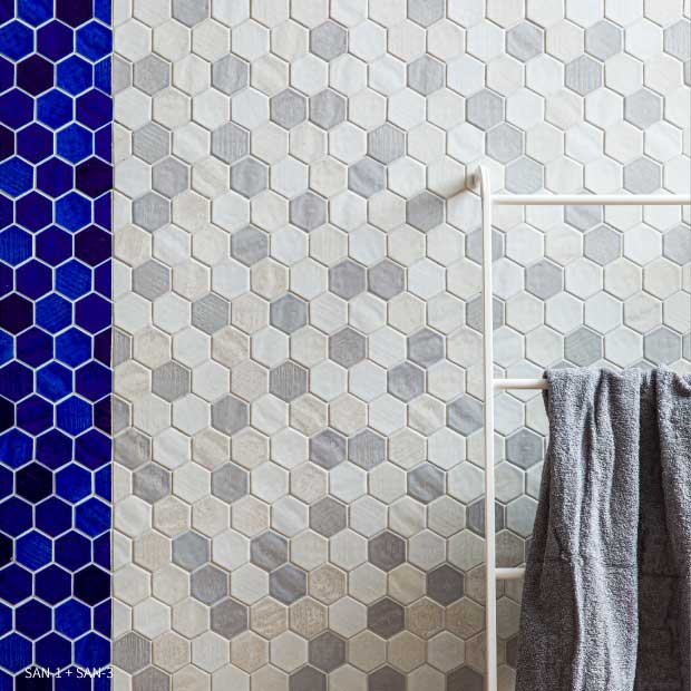 モザイクタイルのさんすい［山水］