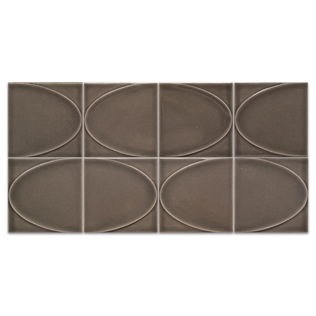 組絵セレクト【鱗片】 ri1-U-GB / 2x4ユニット / GreyBrown