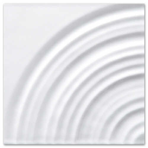 組絵 - 水紋suimon　su2-BW / Bright White
