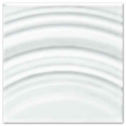 組絵 - 水紋suimon　su4-BW / Bright White